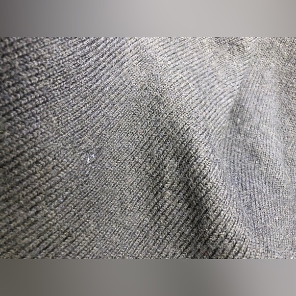 Vintage Prada Sport Navy denim sweater hybrid jacket sz 50 - Picture 12 of 16